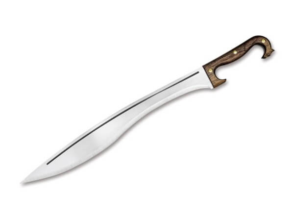 Feststehendes Messer, Braun, 1075, Walnussholz