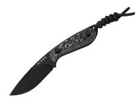 Feststehendes Messer, Mehrfarbig, M390, Kohlefaser Feststehendes Messer, Mehrfarbig, M390, Kohlefaser