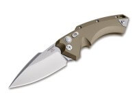 Taschenmesser, Khaki, Druckknopf, Druckknopf, 154CM, Aluminium Taschenmesser, Khaki, Druckknopf, Druckknopf, 154CM, Aluminium