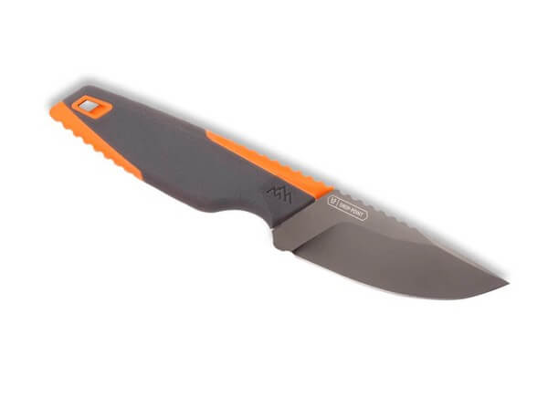 Feststehendes Messer, Orange, Kohlenstoffstahl, GRN