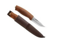 Feststehendes Messer, Braun, Edelstahl, Buchenholz Feststehendes Messer, Braun, Edelstahl, Buchenholz