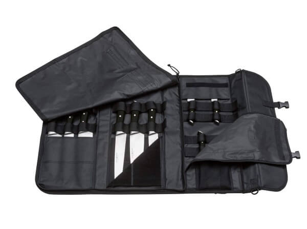 Kochmesser, Schwarz, Feststehend, X50CrMoV15, Spezialkunststoff