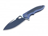 Taschenmesser, Grau, Flipper, Framelock, M390, Titan Taschenmesser, Grau, Flipper, Framelock, M390, Titan