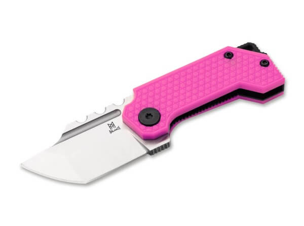 Taschenmesser, Pink, Nagelhau, Linerlock, 14C28N, G10