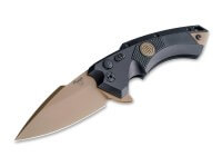 Taschenmesser, Schwarz, Flipper, Druckknopf, CPM-154, Aluminium Taschenmesser, Schwarz, Flipper, Druckknopf, CPM-154, Aluminium