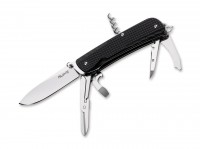 Taschenmesser, Schwarz, Daumenpin, Linerlock, 12C27, G10 Taschenmesser, Schwarz, Daumenpin, Linerlock, 12C27, G10