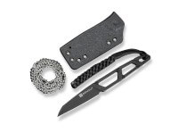 Feststehendes Messer, Schwarz, 9Cr18MoV, Edelstahl Feststehendes Messer, Schwarz, 9Cr18MoV, Edelstahl