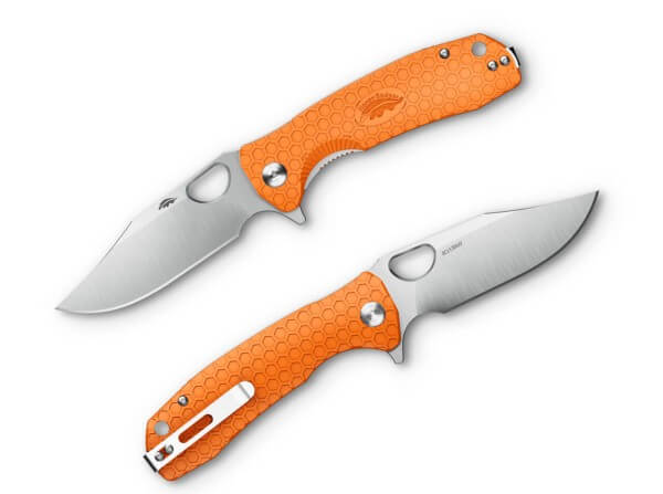 Taschenmesser, Orange, Daumenöffnung, Linerlock, 8Cr13MoV, FRN