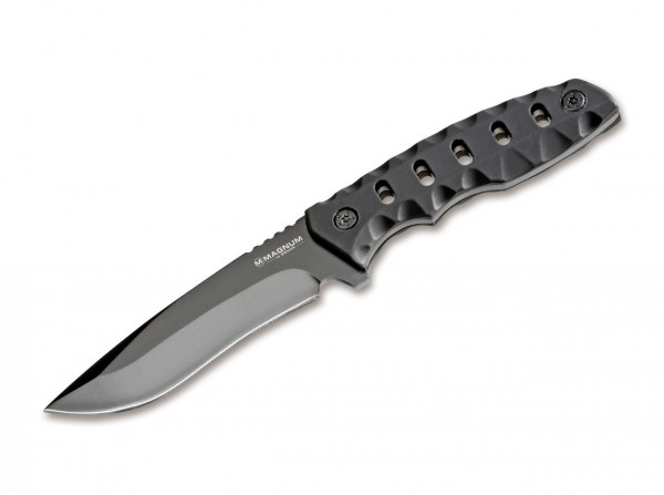 Feststehendes Messer, Schwarz, 440A