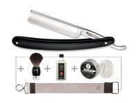 Rasiermesser, Schwarz, Kohlenstoffstahl, Kunststoff Rasiermesser, Schwarz, Kohlenstoffstahl, Kunststoff