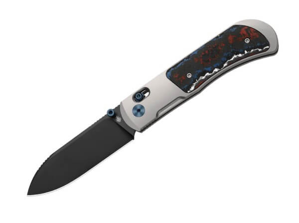 Taschenmesser, Mehrfarbig, Daumenpin, Clutch Lock, M390, Titan