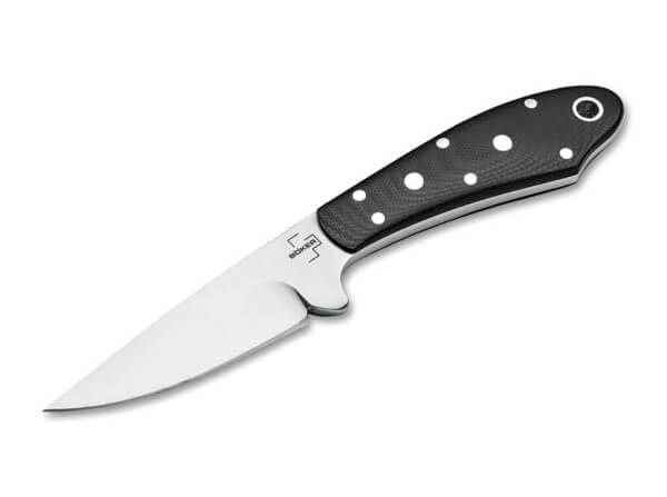 Feststehendes Messer, Schwarz, D2, G10