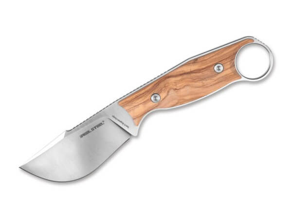 Feststehendes Messer, Braun, N690, Olivenholz