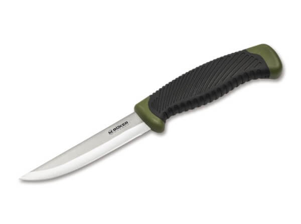 Feststehendes Messer, Oliv, 420, Kunststoff