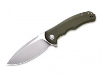 Taschenmesser, Oliv, Flipper, Linerlock, 9Cr18MoV, G10 Taschenmesser, Oliv, Flipper, Linerlock, 9Cr18MoV, G10