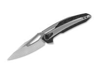 Taschenmesser, Schwarz, Flipper, Linerlock, CPM-20CV, Kohlefaser Taschenmesser, Schwarz, Flipper, Linerlock, CPM-20CV, Kohlefaser