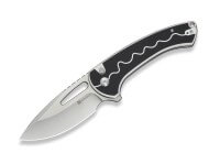 Taschenmesser, Schwarz, Flipper, Button Lock, 9Cr18MoV, G10 Taschenmesser, Schwarz, Flipper, Button Lock, 9Cr18MoV, G10