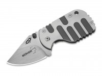 Taschenmesser, Silber, Daumenpin, Slipjoint, 440C, Titan Taschenmesser, Silber, Daumenpin, Slipjoint, 440C, Titan