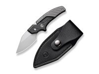 Feststehendes Messer, Grau, 14C28N, Aluminium Feststehendes Messer, Grau, 14C28N, Aluminium