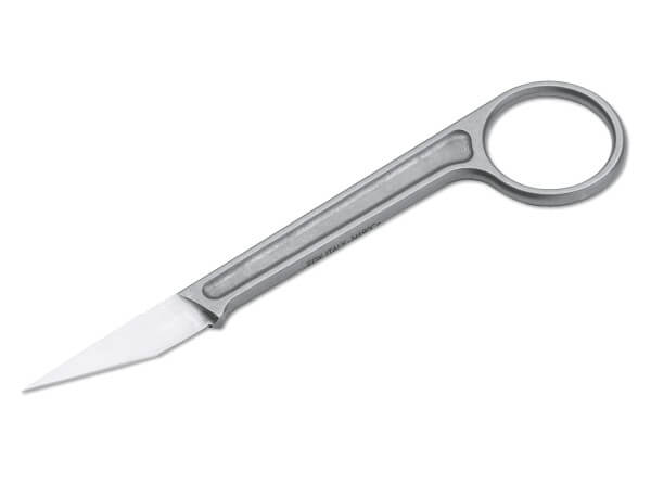 Feststehendes Messer, Silber, Feststehend, N690, Stahl