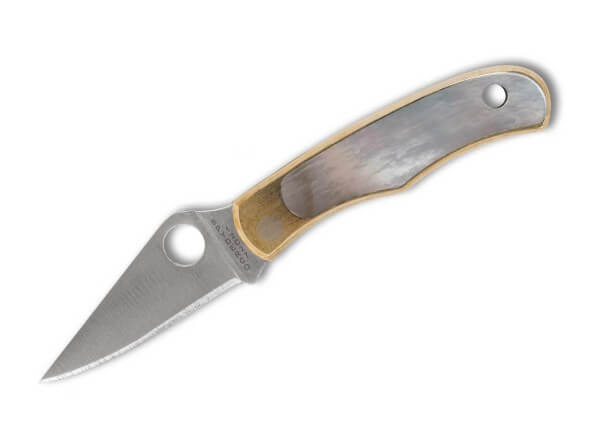 Taschenmesser, Mehrfarbig, Daumenöffnung, Slipjoint, 12C27, Neusilber