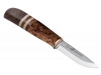 Feststehendes Messer, Braun, Feststehend, 12C27, Birkenholz Feststehendes Messer, Braun, Feststehend, 12C27, Birkenholz