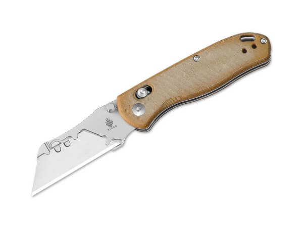 Taschenmesser, Braun, Daumenpin, Schieberiegel, SK-5, Micarta