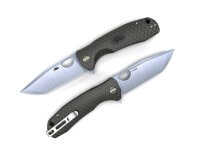 Taschenmesser, Schwarz, Daumenöffnung, Linerlock, 14C28N, FRN Taschenmesser, Schwarz, Daumenöffnung, Linerlock, 14C28N, FRN