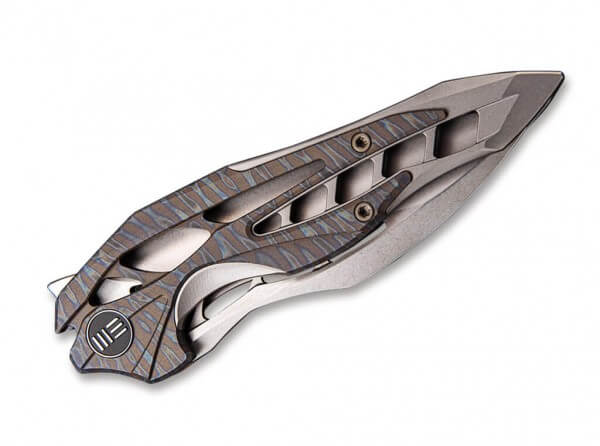 Taschenmesser, Mehrfarbig, Flipper, Framelock, M390, Titan