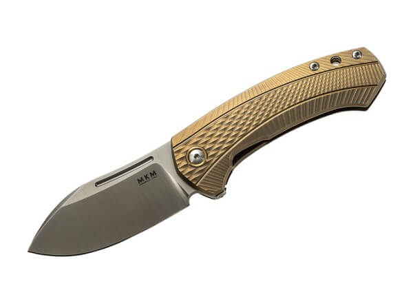 Taschenmesser, Bronze, Flipper, Framelock, M390, Titan