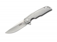 Taschenmesser, Grau, Flipper, Framelock, 8Cr13MoV, Edelstahl Taschenmesser, Grau, Flipper, Framelock, 8Cr13MoV, Edelstahl