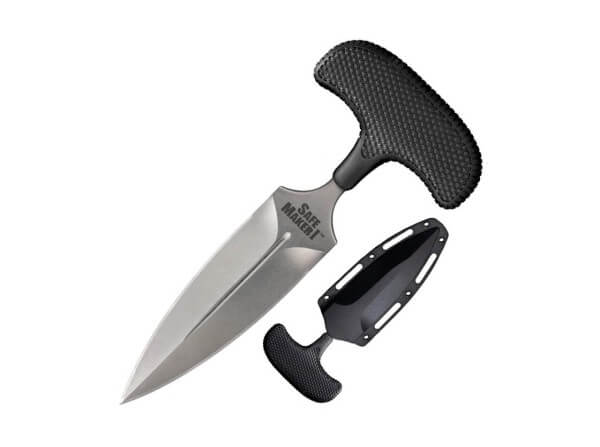 Feststehendes Messer, Schwarz, AUS-8, Kray-Ex