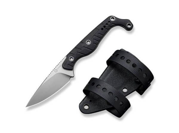 Feststehendes Messer, Schwarz, Nitro-V, G10