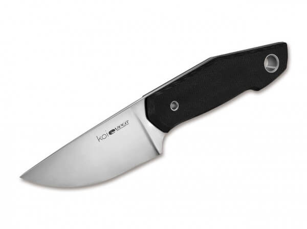 Feststehendes Messer, Schwarz, Feststehend, N690, G10