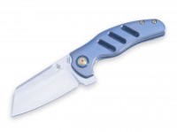 Taschenmesser, Blau, Flipper, Framelock, CPM-S-35VN, Titan Taschenmesser, Blau, Flipper, Framelock, CPM-S-35VN, Titan