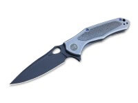 Taschenmesser, Grau, Flipper, Framelock, CPM-S-35VN, Titan Taschenmesser, Grau, Flipper, Framelock, CPM-S-35VN, Titan