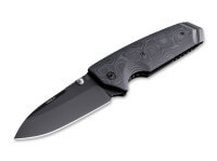 Taschenmesser, Schwarz, Daumenpin, Linerlock, 154CM, G10 Taschenmesser, Schwarz, Daumenpin, Linerlock, 154CM, G10