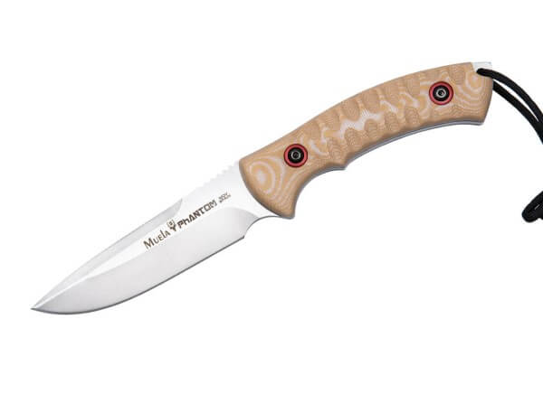 Feststehendes Messer, Braun, X50CrMoV15, Micarta