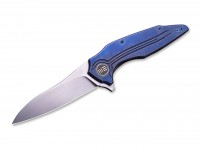 Taschenmesser, Blau, Flipper, Framelock, CPM-S-35VN, Titan Taschenmesser, Blau, Flipper, Framelock, CPM-S-35VN, Titan