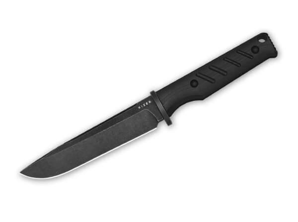 Feststehendes Messer, Schwarz, AEB-L, G10
