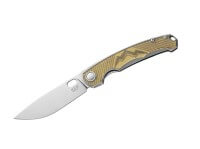 Taschenmesser, Gelb, Flipper, Linerlock, MagnaCut, Titan Taschenmesser, Gelb, Flipper, Linerlock, MagnaCut, Titan