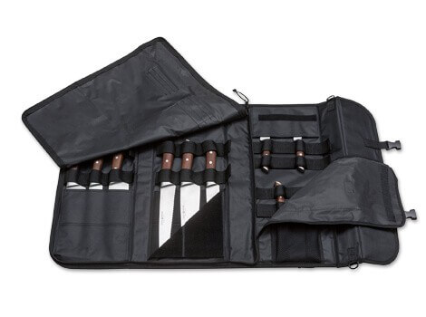 Kochmesser, Schwarz, Feststehend, X50CrMoV15, Ahornholz