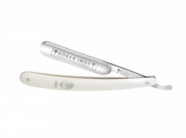 Rasiermesser, Weiß, Edelstahl, Kunststoff