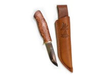 Feststehendes Messer, Braun, Feststehend, 12C27, Birkenholz Feststehendes Messer, Braun, Feststehend, 12C27, Birkenholz