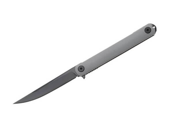 Taschenmesser, Grau, Flipper, Linerlock, CPM-S-35VN, GRN