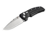 Taschenmesser, Schwarz, Daumenpin, Druckknopf, 154CM, Aluminium Taschenmesser, Schwarz, Daumenpin, Druckknopf, 154CM, Aluminium