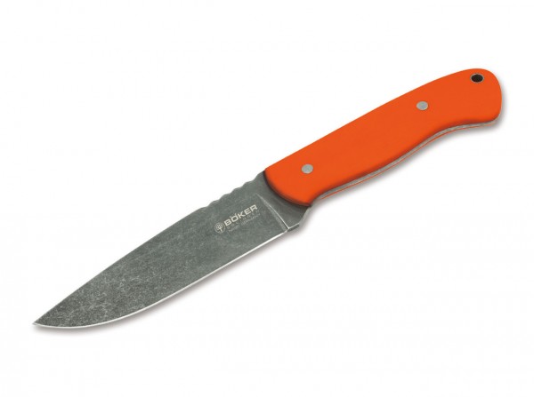 Feststehendes Messer, Orange, Feststehend, N690, G10