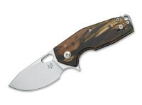 Taschenmesser, Braun, Flipper, Linerlock, M398, Kunststoff Taschenmesser, Braun, Flipper, Linerlock, M398, Kunststoff