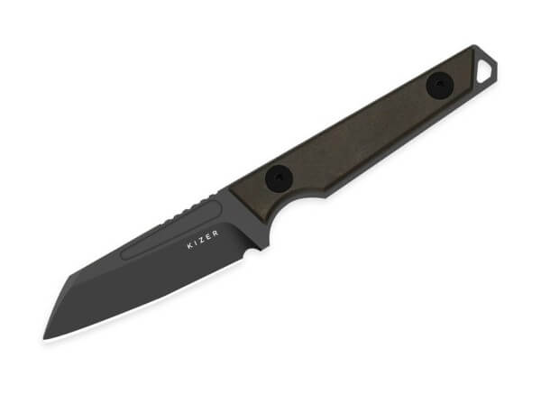 Feststehendes Messer, Braun, AEB-L, Richlite