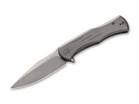 Taschenmesser, Grau, Flipper, Framelock, CPM-20CV, Titan Taschenmesser, Grau, Flipper, Framelock, CPM-20CV, Titan